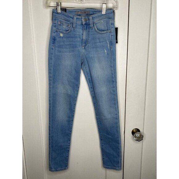 Joe's Jeans Women's Mid-Rise Cropped Skinny Jeans - Blue - Size 23 (00) nwt - Picture 2 of 7